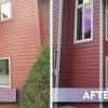 New Engineered Wood Siding & Windows Before & After