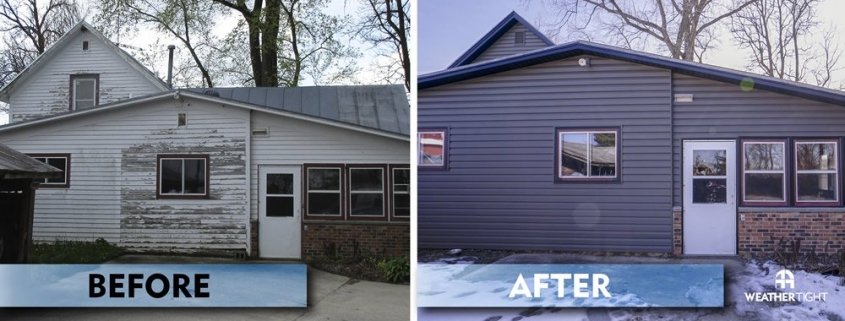 Vinyl Siding Before & After