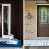 New Entry Door Before & After