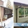 Vinyl Siding Before & After