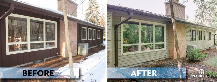 Vinyl Siding Before & After