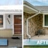 Stone Siding Before & After