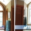 Before & after window installation