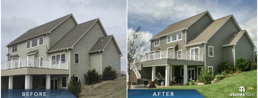 Siding Before & After