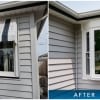 Bay window before & after