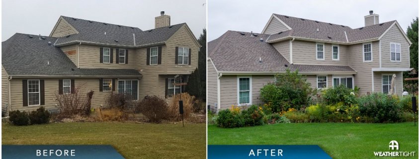 Siding, Windows, & Roofing Before & After