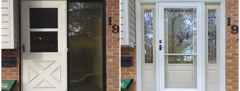 Entry Door Before & After