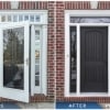 Entry Door Before & After