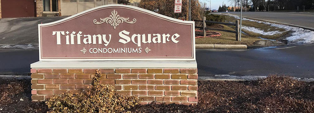 Tiffany Square Sign